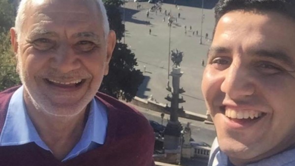 أحمد ووالده عبد المنعم أبو الفتوح 