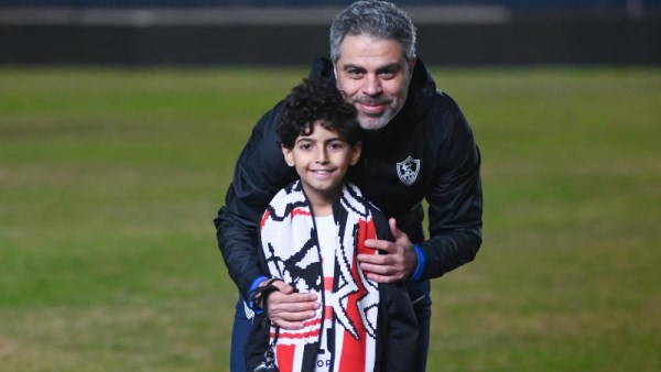 الزمالك يستقبل الطفل الفلسطيني سمير محمد