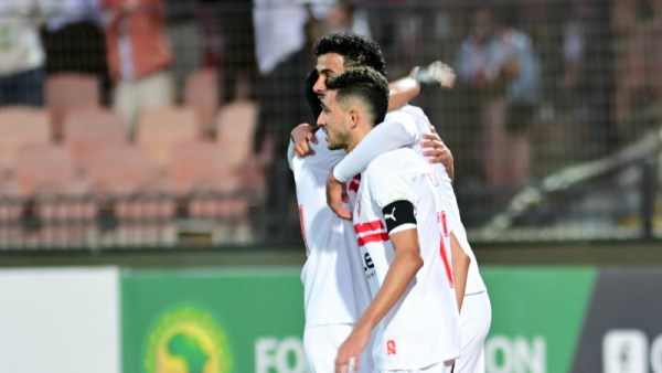 فرحة لاعبي الزمالك 
