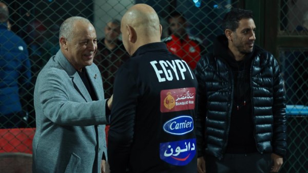 هاني أبو ريدة وحسام حسن
