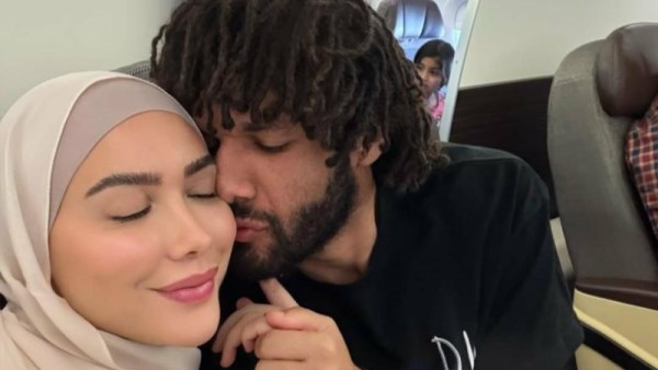 محمد النني وزوجته