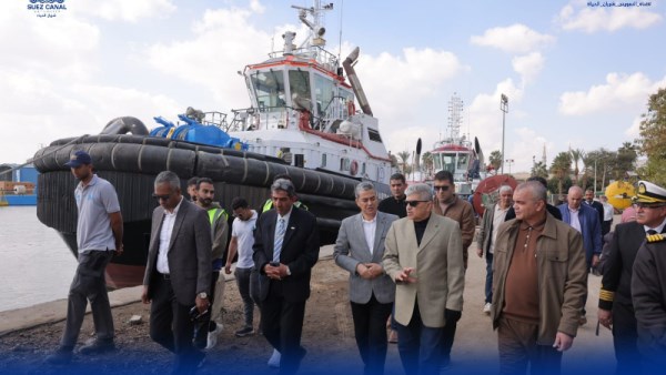 جولة رئيس هيئة قناة السويس