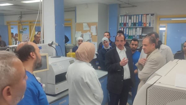 زيارة نائب وزير الصحية لمستشفيات الشيخ زايد