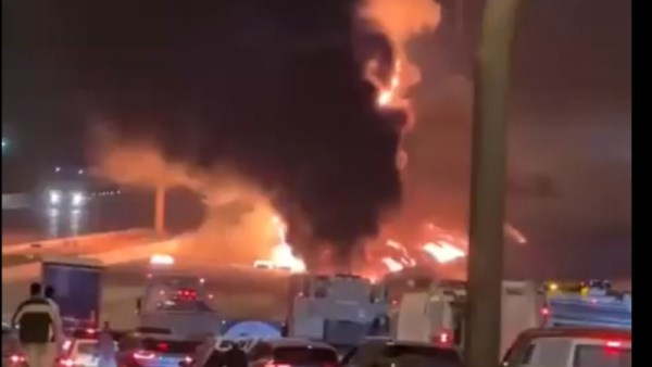 حريق السفارة الأمريكية في الرياض 