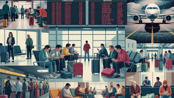 تأجيل 19 ألف رحلة جوية وإلغاء 1800 للشرق الأوسط،