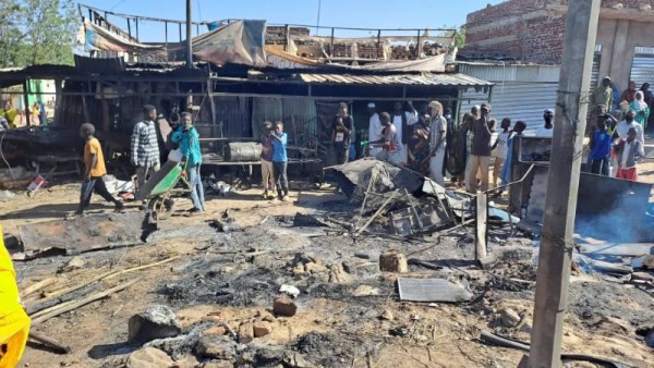 ارة جوية بطائرة مسيرة على الحدود بين السودان وتشاد