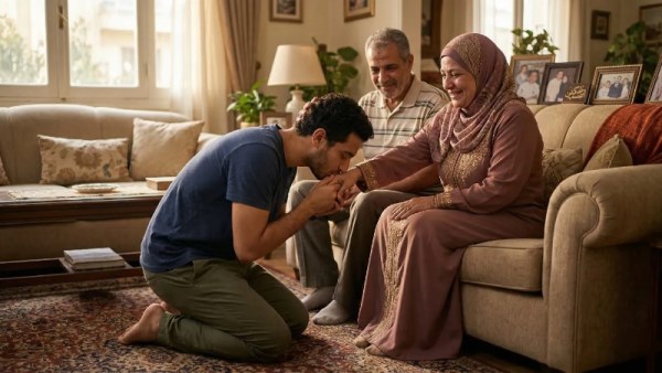 بر الوالدين زينة الأعياد