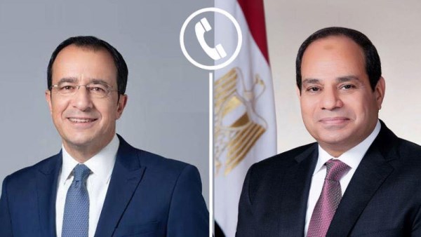 الرئيس عبدالفتاح السيسي ونظيره القبرصي نيكوس كريستودوليدس