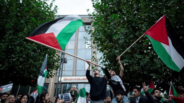 مظاهرات مؤيدة لفلسطين بلندن 