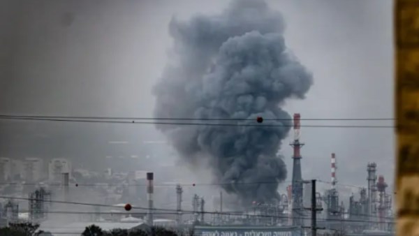 القصف الإيراني على ميناء حيفا اليوم 