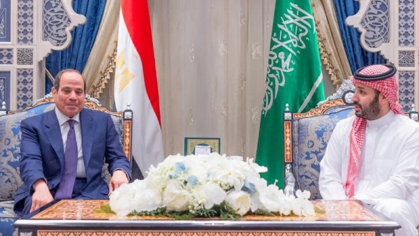 الرئيس عبدالفتاح السيسي ومحمد بن سلمان 