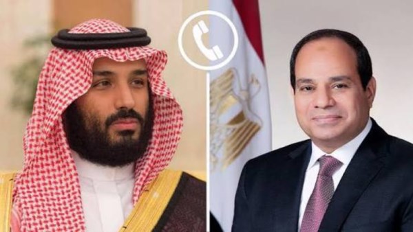 السيسي يؤكد دعم مصر الكامل للسعودية خلال اتصال هاتفي مع محمد بن سلمان 