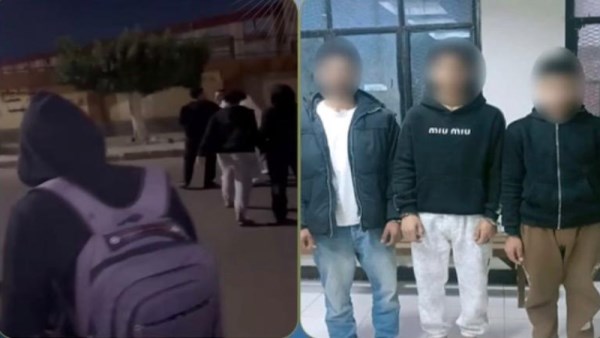 المتهمين وجانب من الواقعة