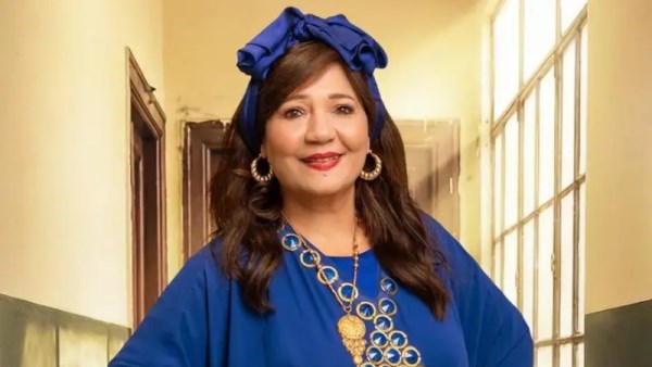 الفنانة عايدة رياض من مسلسل بابا وماما جيران