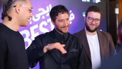 أحمد مالك وبابلو يحتفلان بالعرض الخاص لفيلم 