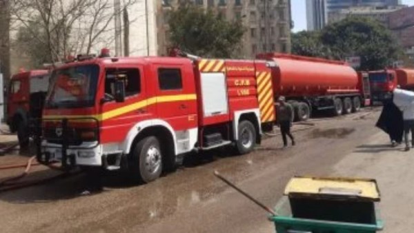 السيطرة على حريق داخل شقة سكنية في الحوامدية