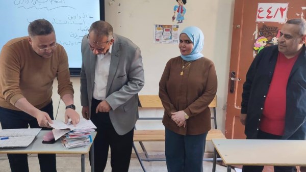 جولة تفقدية بمدارس إدارة غرب شبرا التعليمية
