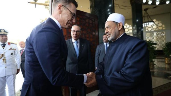 الإمام الأكبر يستقبل رئيس جمهورية فنلندا