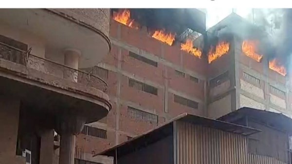  حريق مصنع المحلة 