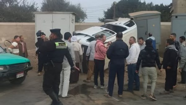  حادث طريق الخطاطبة بالمنوفية