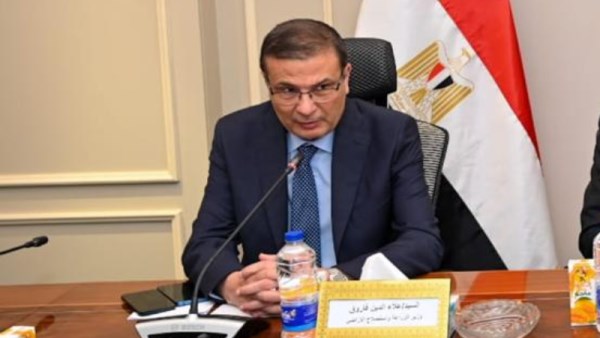 علاء فاروق وزير الزراعة و استصلاح الأراضي