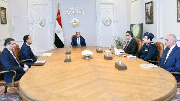 جانب من اجتماع السيدالرئيس 