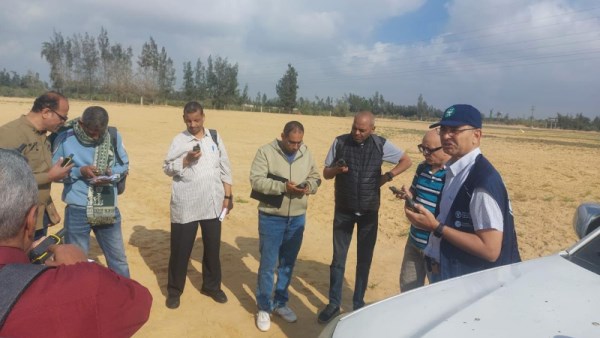 دورة تدريببة لمكافحة جراد الصحراء