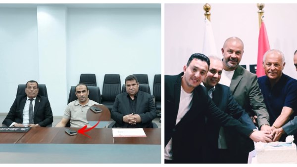 هاني أبو ريدة وممثلو الأهلي