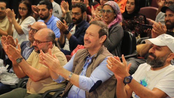 أيمن الشيوي اثناء العرض
