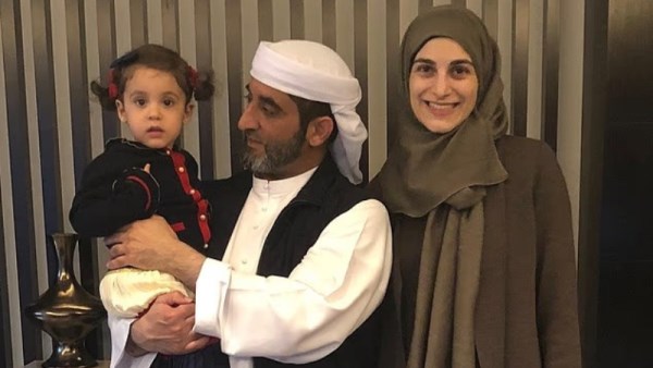 زينب جوادلي و الشيخ سعيد بن مكتوم بن راشد آل مكتوم