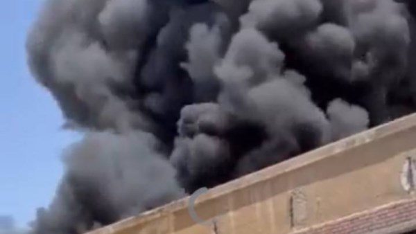 حريق بمحيط مصنع بيبسي