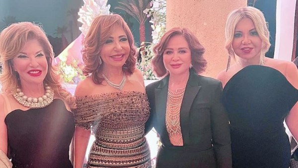 لميس الحديدي من حفل خطوبة نجلها 