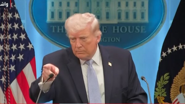 الرئيس الأمريكي دونالد ترامب 