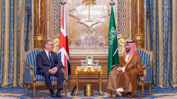 محمد بن سلمان وكير ستارمر 