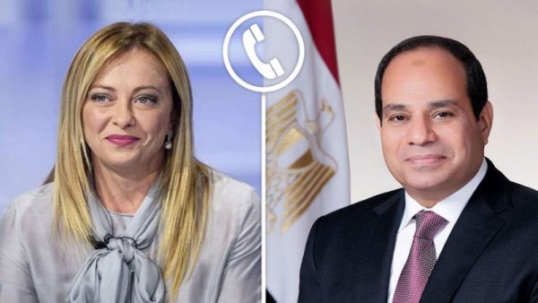الرئيس عبدالفتاح السيسي وجورجيا ميلوني رئيسة وزراء إيطاليا 