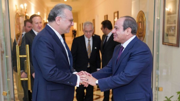 الرئيس عبدالفتاح السيسي ومسعد بولس 