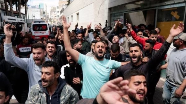 جنازة طفل فلسطيني في رام الله 