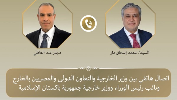 اتصال هاتفي بين وزيري خارجية مصر وباكستان 