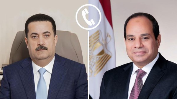 الرئيس السيسي  ورئيس وزراء العراق