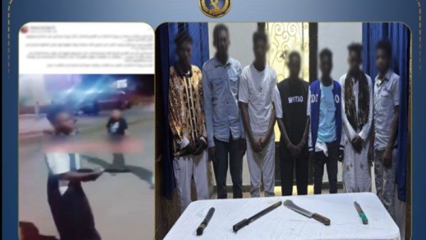 حادثة الاسلحة البيضاء في اسوان