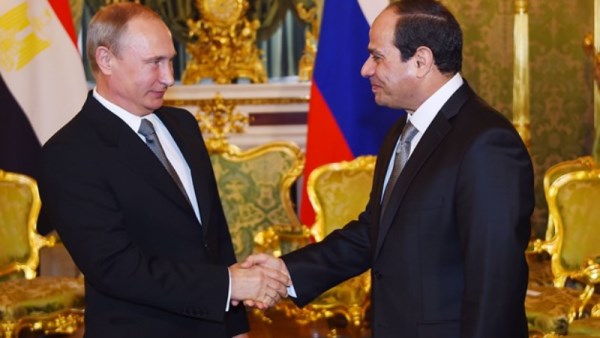 الرئيس السيسي والرئيس بوتين 
