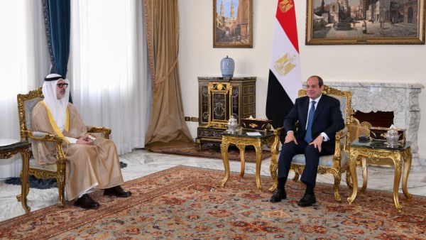 الرئيس عبد الفتاح السيسي يستقبل وزير خارجية الكويت