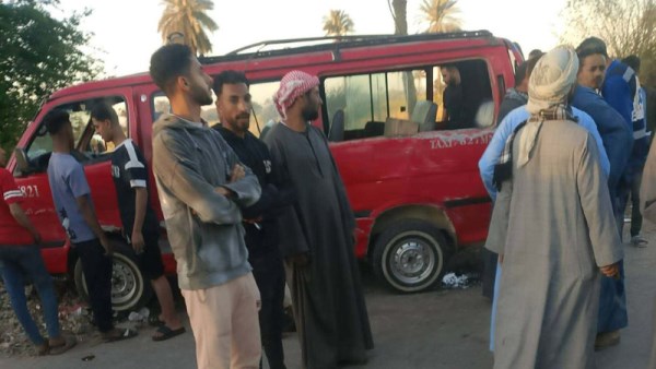 حادث طريق السبعيني بالمنيا