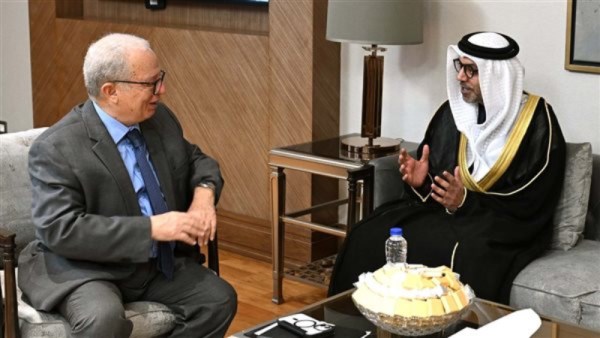 لقاء نائب رئيس مجلس الوزراء للشئون الاقتصادية وسفير الإمارات بالقاهرة