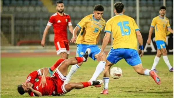 من مباراة الإسماعيلي ضد مودرن سبورت