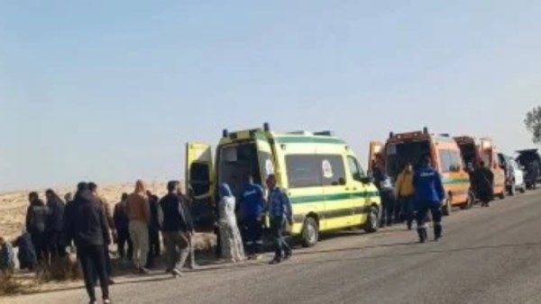 مصرع 3 أفراد من أسرة واحدة في حادث تصادم جنوب بورسعيد