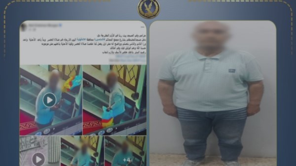 ضبط المتهم بسرقة أحذية المصلين داخل مسجد بالدقهلية
