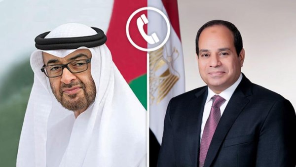 الرئيس السيسي والشيخ محمد بن زايد 