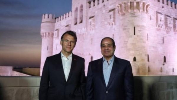 زيارة الرئيس السيسي وماكرون للإسكندرية