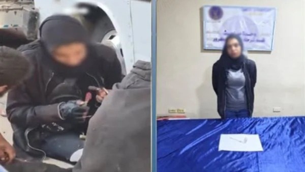 أمن الجيزة تضبط سيدة تتعاطي الآيس